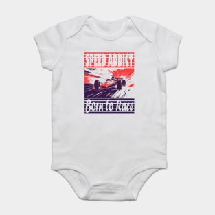 Speed Addict - Born to Race - F1 Design Baby Bodysuit